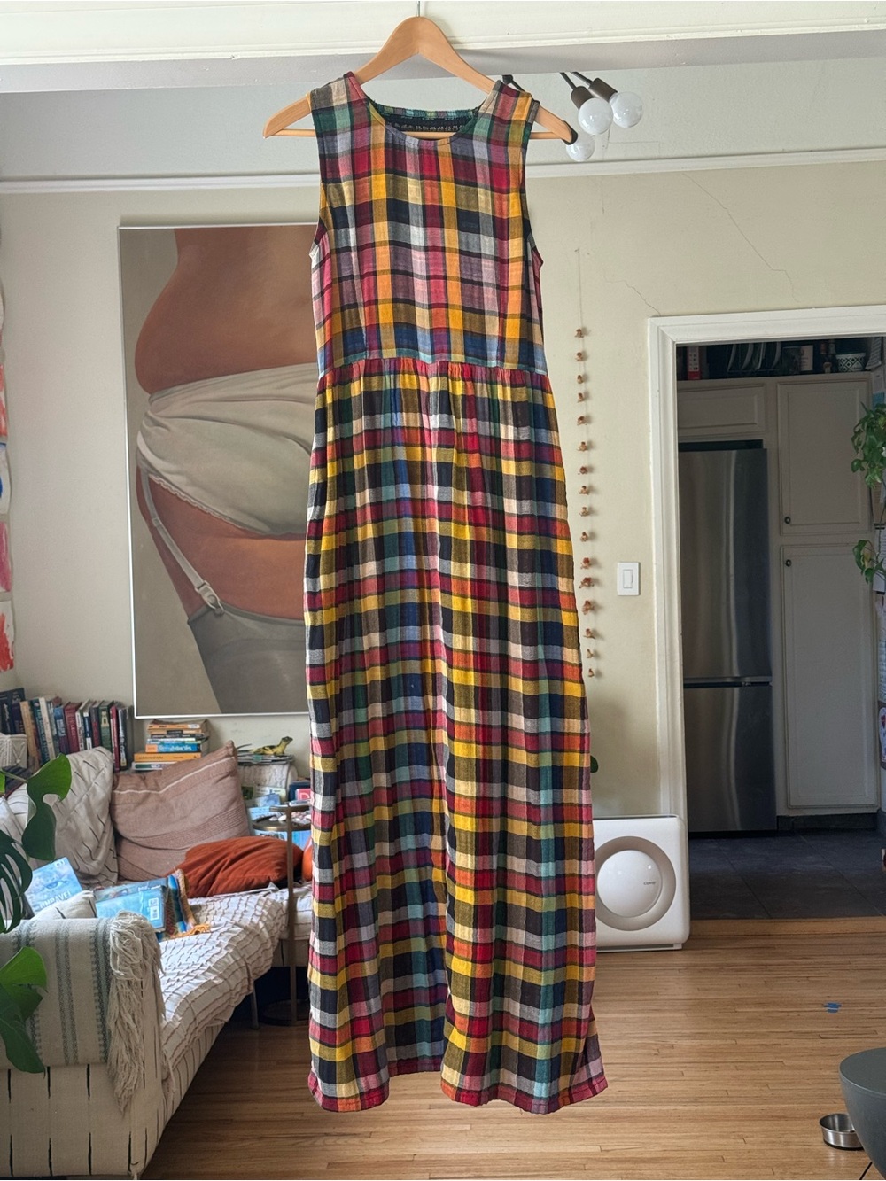 Ace & Jig Phoebe Dress Dream Multicolor Plaid S Never Worn
